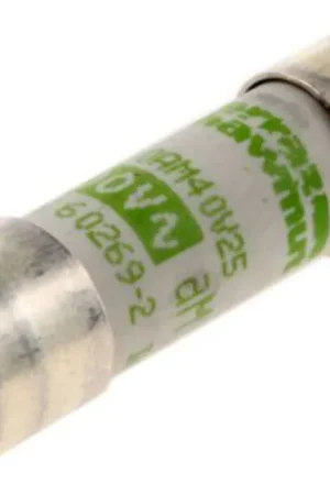 Económico Fusible de cartucho Mersen, serie Protistor, 500 V dc, 690V ac, 25A, 10 x 38mm, acción FF