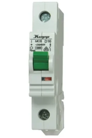 Interruptor automático 1P, 32A, Curva Tipo D, Poder de corte 10 kA 7232.0200.6, Montaje en Carril DIN Nuevo Modelo