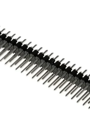 Compra Hoy Regleta de pines RS PRO de 72 vías, 2 filas, paso 2.54mm, para soldar, Montaje en orificio pasante