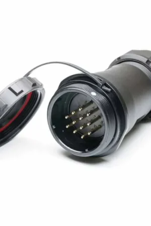 Premium Conectores circulares industriales RS PRO hembra de 12 vías macho, tamaño carcasa 29mm, En línea, IP68