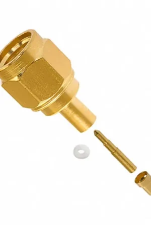 A Buen Precio Conector coaxial Cinch 142-0402-011, Macho, Recto, Impedancia 50Ω, Montaje de Cable, Terminación de Crimpado, 12.4GHz,