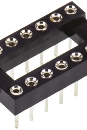 Zócalo DIL Winslow, paso de 2.54mm, , 14 contactos, anch. 7.62mm, 5A, Montaje en orificio pasante Ordena Ya