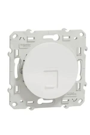 Mejor Calidad Conector hembra RJ45 Cat5 Conector hembra Schneider Electric serie Odace, de vías, no apantallado