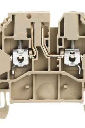 A Buen Precio Borne de desconexión, Beige, Terminación Atornillado
