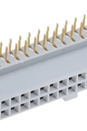 Conector hembra para PCB Ángulo de 90° 3M serie 5100 5134, de 34 vías en 2 filas, paso 0.1mm, 1 kV, 1A, Montaje en Oferta