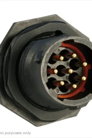 Bestseller Conector circular Souriau Sunbank by Eaton hembra serie UTS de 8 vías macho, tamaño carcasa 12, Montaje en Panel, IP68,