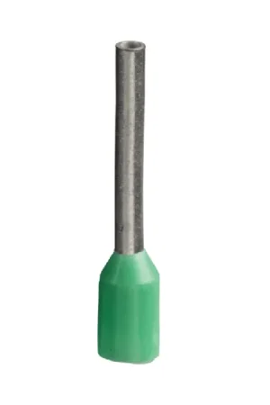 Barato Puntera hueca de crimpado Schneider Electric, Serie DZ5CE, Aislado, Pin de 11.5mm, Verde 10AWG 6mm²