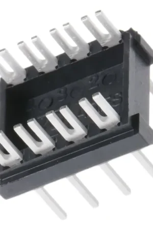 Conector macho DIL paso 2.54mm 8 pines, Montaje Montaje en orificio pasante, contactos de Estaño sobre Níquel, 2A Máxima Calidad