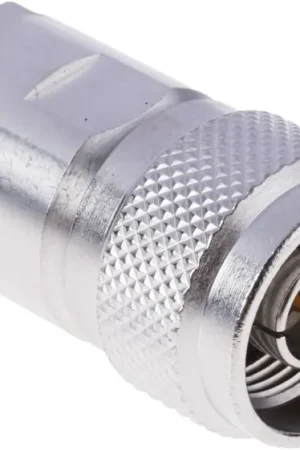 Conector coaxial Radiall R161022000W, Macho, Recto, Impedancia 50Ω, Montaje de Cable, Terminación de Abrazadera, 0 to Lujoso