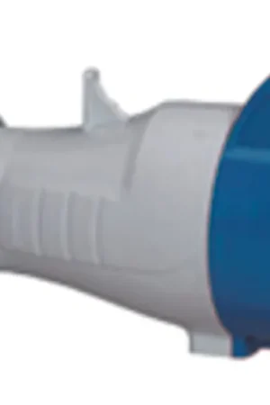 Auténtico Conector de potencia industrial Hembra, Formato 2P + E, Orientación Recto, P17 Tempra Pro, Azul, 230 V, 16A, IP66, IP67