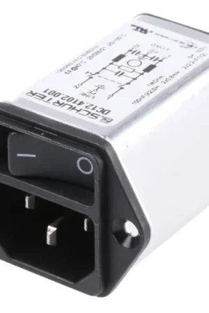 Promoción Exclusiva Filtro IEC Schurter con conector C14, 250 Vac, 6A