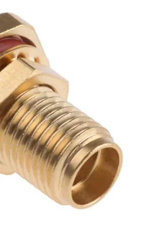 Conector coaxial Radiall R124326003W, Hembra, Recto, Impedancia 50Ω, Montaje en Panel, Terminación de Soldador, Sí, 0 Nuevo Modelo