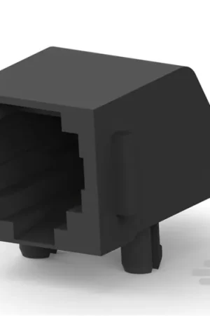 A Buen Precio Conector RJ25 Cat3 Hembra TE Connectivity serie 5555077, de 6 vías, no apantallado