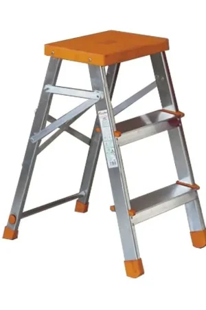 Taburete de Aluminio con Plataforma Faraone Oferta Limitada