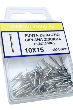 Económico Puntillas de Acero Zincado Inox.