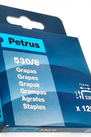 Grapas Petrus 530 para Clavadoras Marca Reconocida