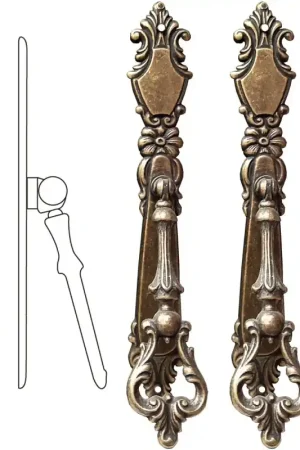 Tirador Péndulo herraje clásico para muebles 172A (Juego 2 unidades) Envío Exprés
