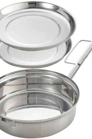 Envío Gratis Fiambrera Circular de Acero Inox. Ibili Camping