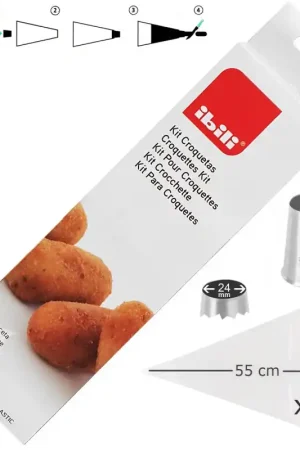 Manga para hacer Croquetas, Kit Croquetas Ibili. Últimas Unidades