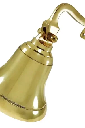 Campana de pared de latón brillo Ø 100 mm Económico