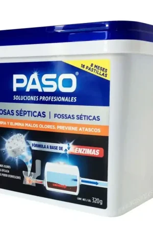 Última Oportunidad Pastillas efervescentes fosas sépticas. Paso Profesional