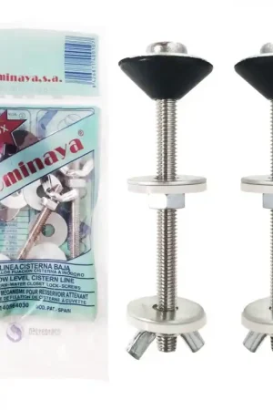 Juego de Tornillos Cisterna e Inodoro Acero Inoxidable Fominaya Envío Inmediato