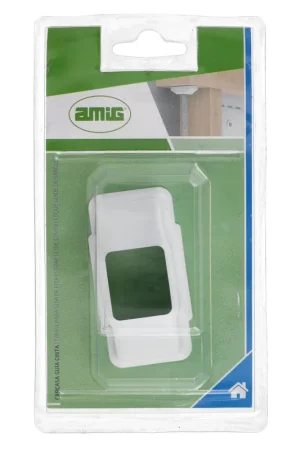 A Buen Precio CARCASA ALUMINIO BLANCO GUÍA PARA CINTA DE 22 MM