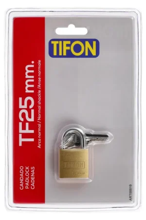 A Buen Precio CANDADO DE LATÓN CON ARCO NORMAL TF25MM
