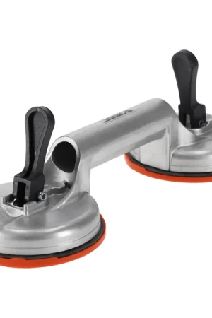 Profesional VENTOSA CARGA DOBLE EN ALUMINIO PARA SUPERFICIES LISAS CARGA MÁXIMA 50KG
