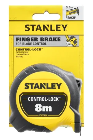 Directo De Fábrica FLEXÓMETRO CONTROL LOCK CON FRENO Y CINTA IMPRESA A DOS CARAS 8MX25MM