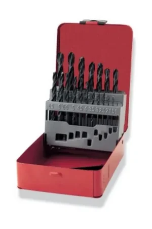 Gran Oferta Juego de brocas helicoidales SAM, Acero de Alta Velocidad, de 19 piezas de 1mm → 10mm