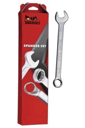 A Buen Precio Juego de llaves fijas Teng Tools de 12 piezas , Cromo Vanadio, No
