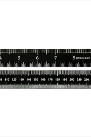12in/300mm Black Crome Rule Liquidación