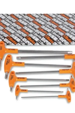 Bestseller Juego de llaves hexagonales en T BETA de 8 piezas, métrica de 2.5mm